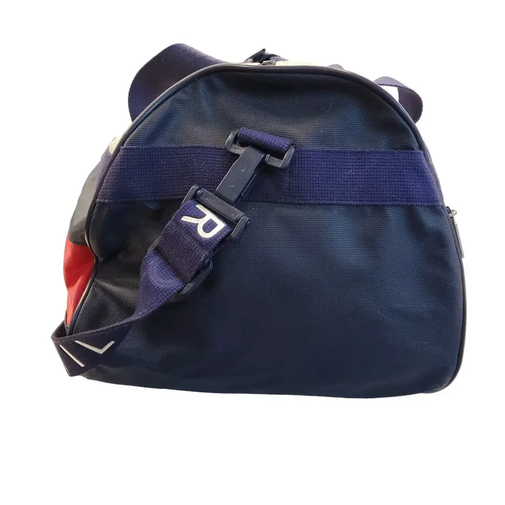 Tommy Hilfiger Color Block Spell Out Logo Flag Duffle Gym Bag Large Vintage 90s